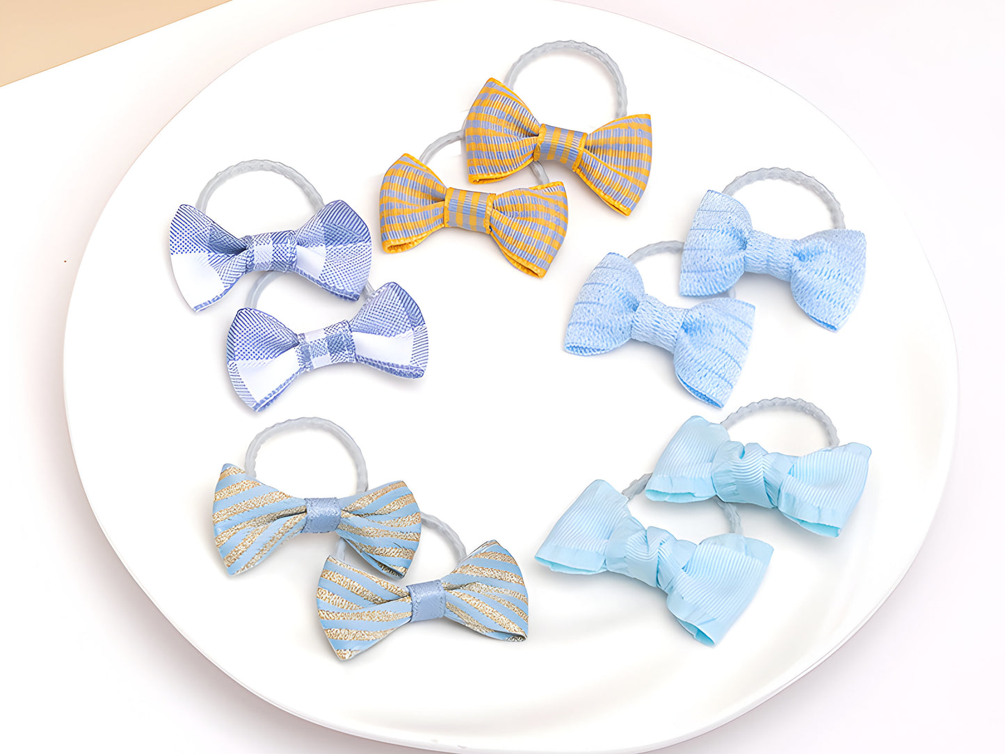 Baby Bow Hair Ties Ponytail Holder