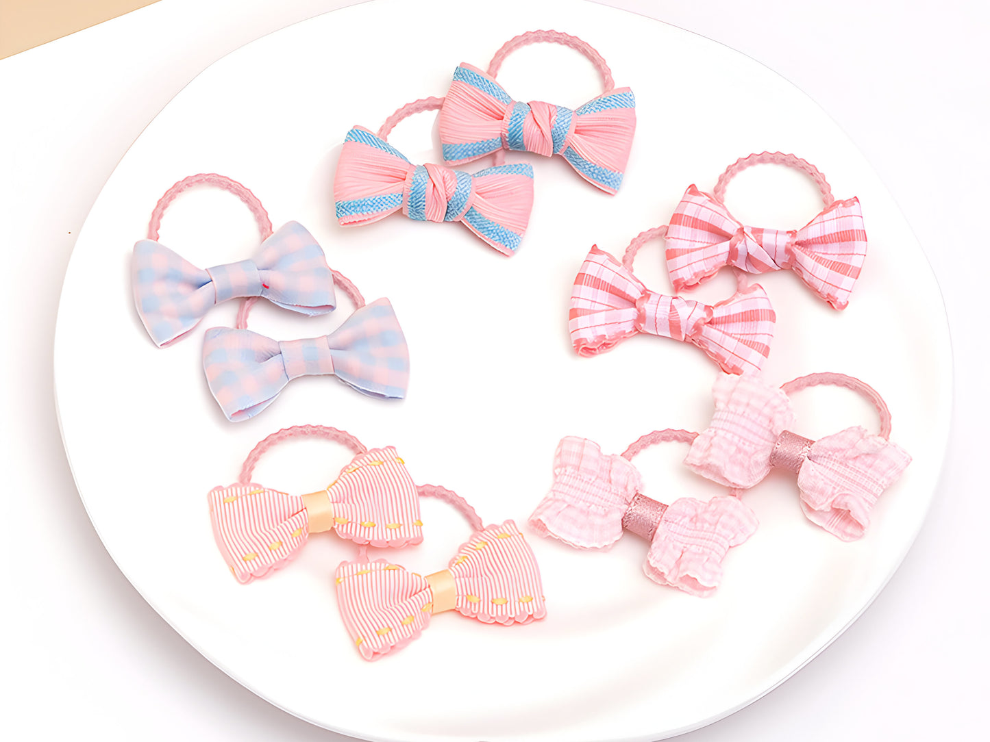 Baby Bow Hair Ties Ponytail Holder