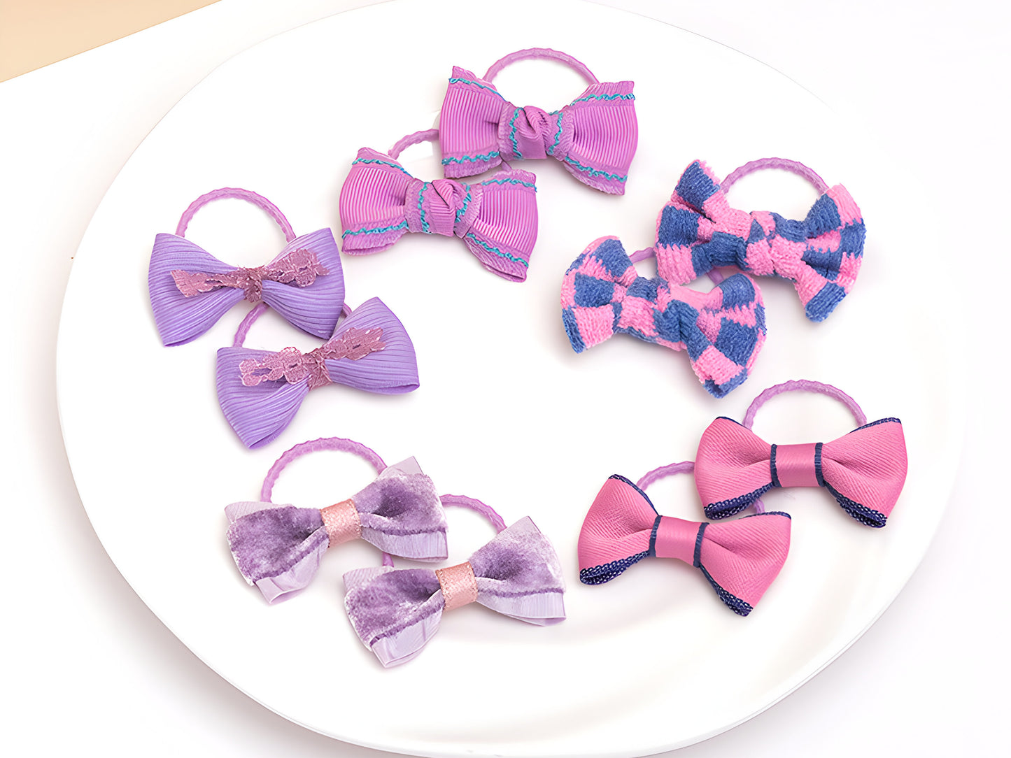Baby Bow Hair Ties Ponytail Holder