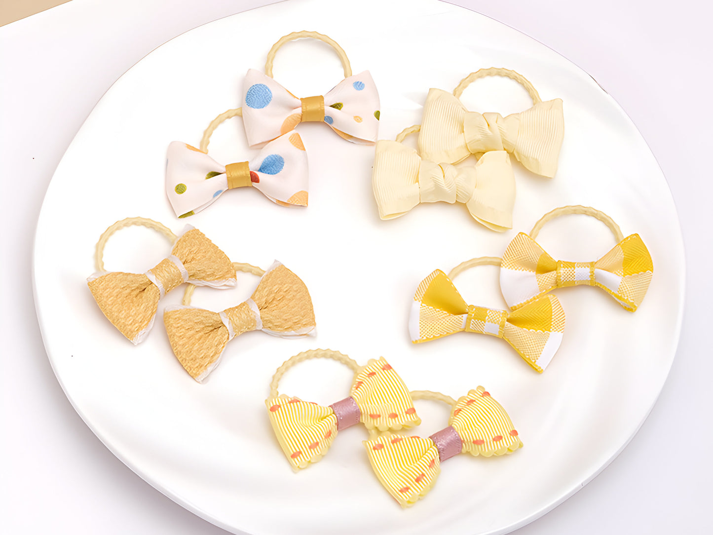 Baby Bow Hair Ties Ponytail Holder