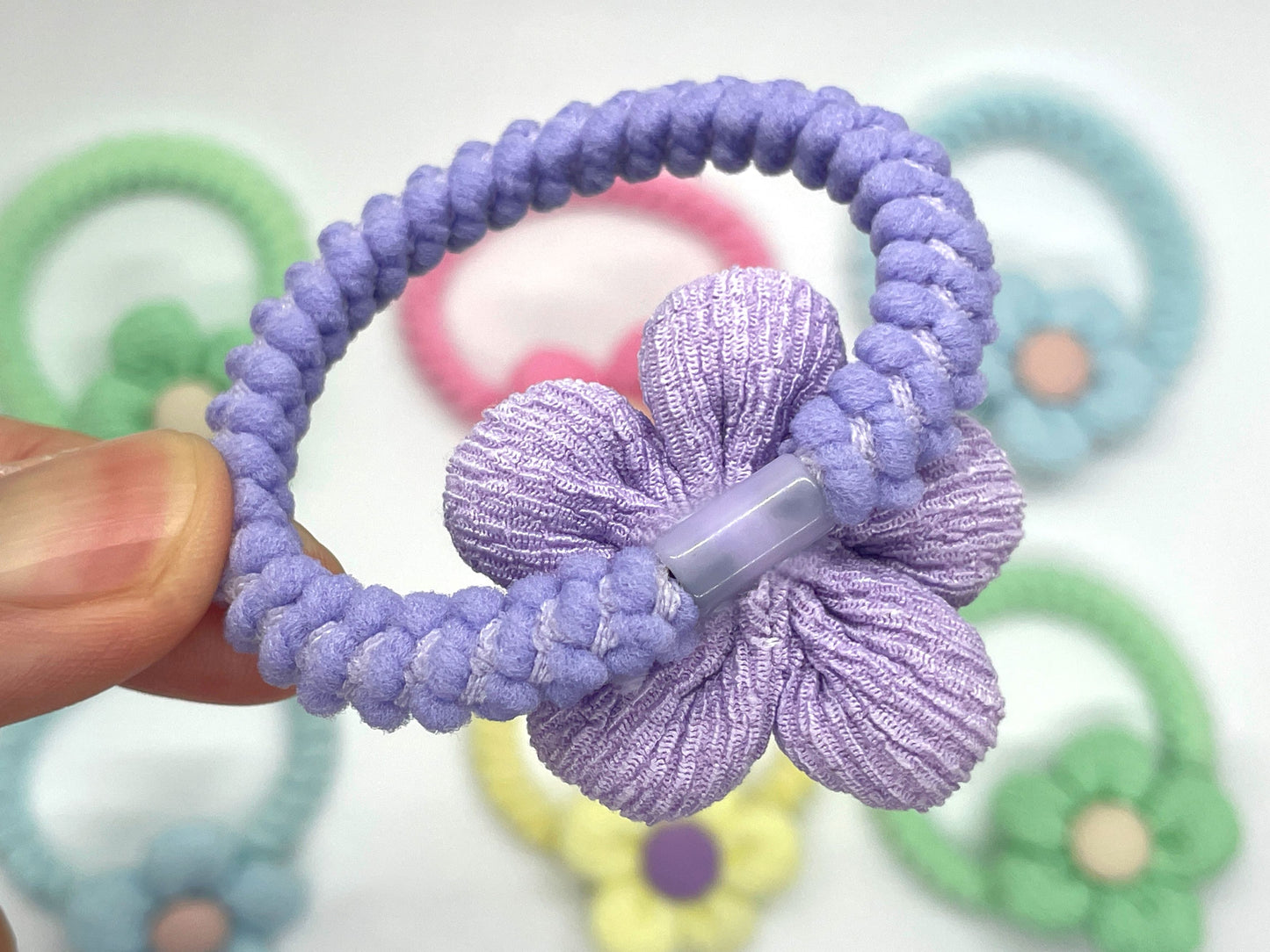 Floral Hair Ties Ponytail Holder