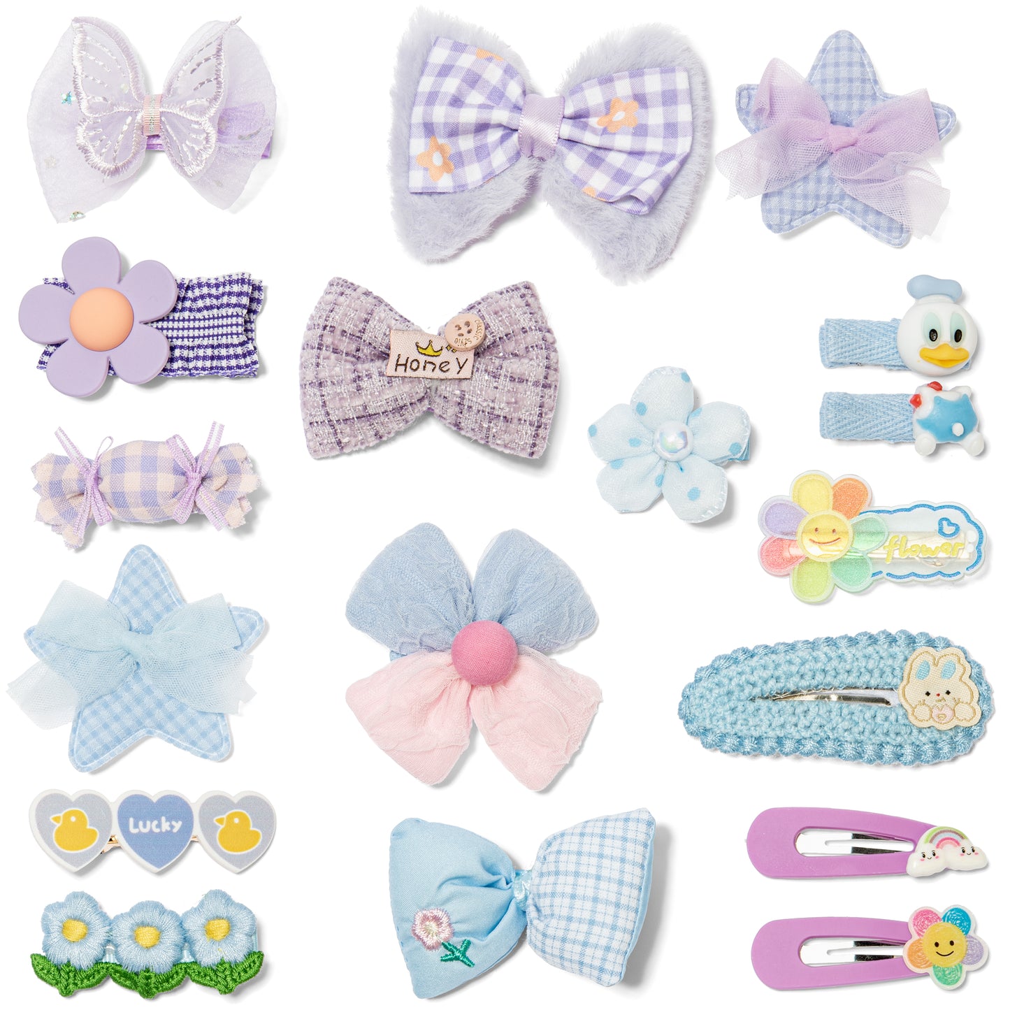 Adorable Hair Clips Set for Little Girls