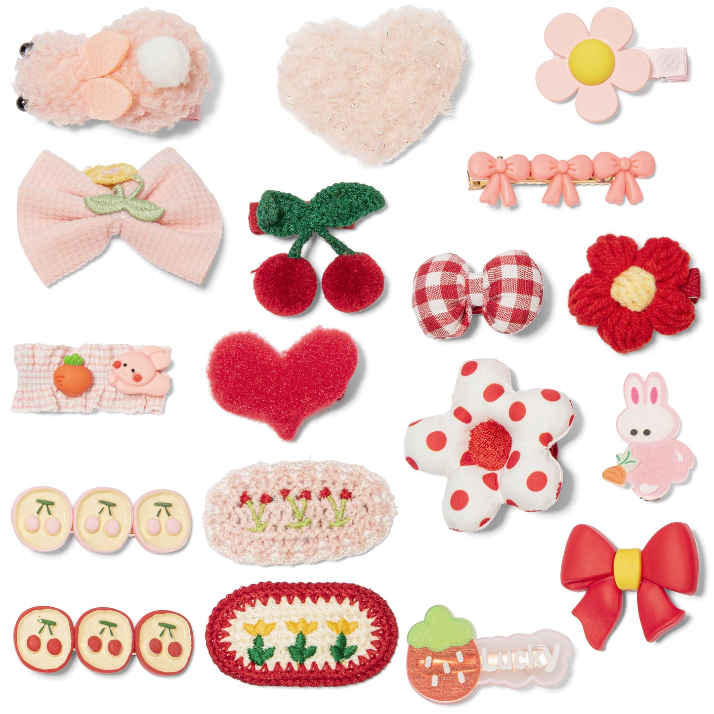Adorable Hair Clips Set for Little Girls