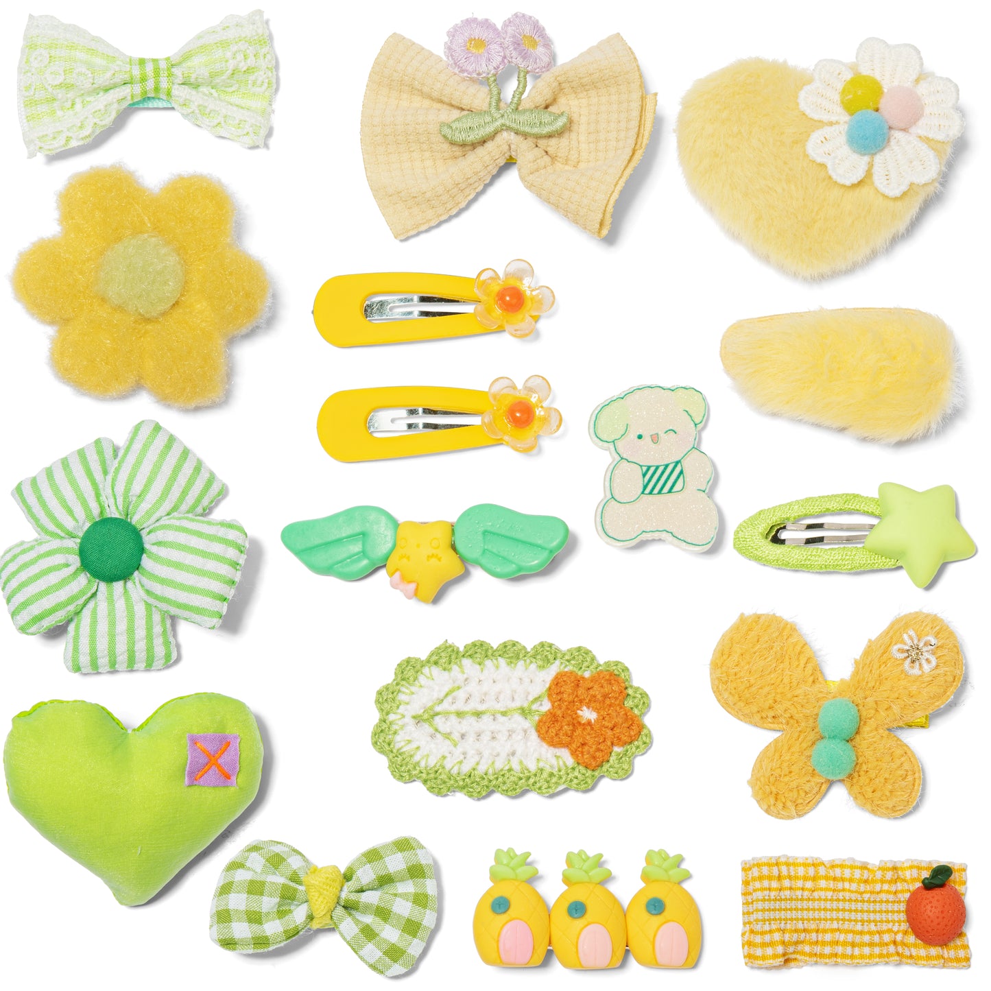 Adorable Hair Clips Set for Little Girls
