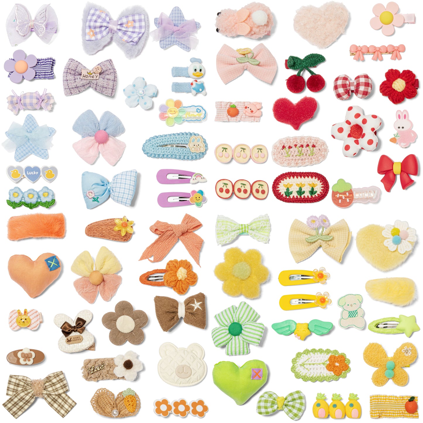 Adorable Hair Clips Set for Little Girls