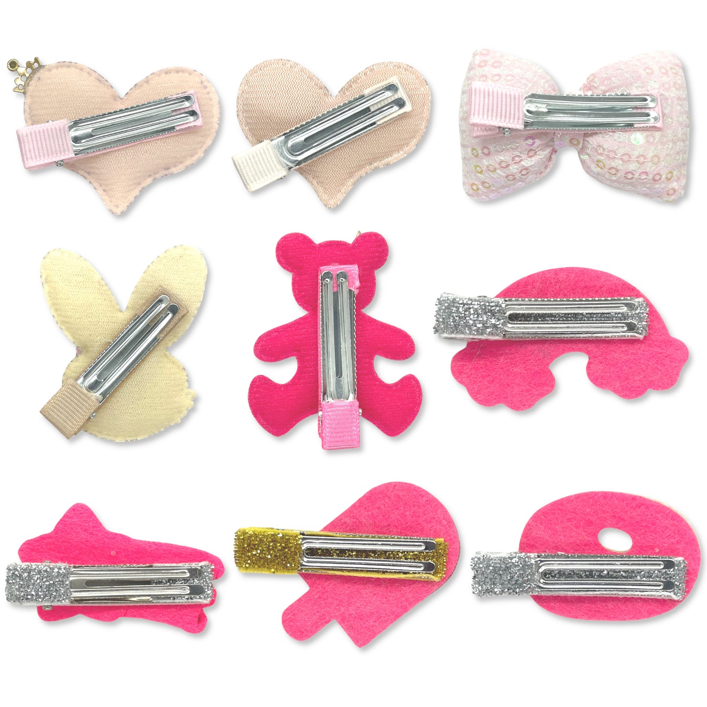 Sparkly Non-Slip Adorable Alligator Hair Clips