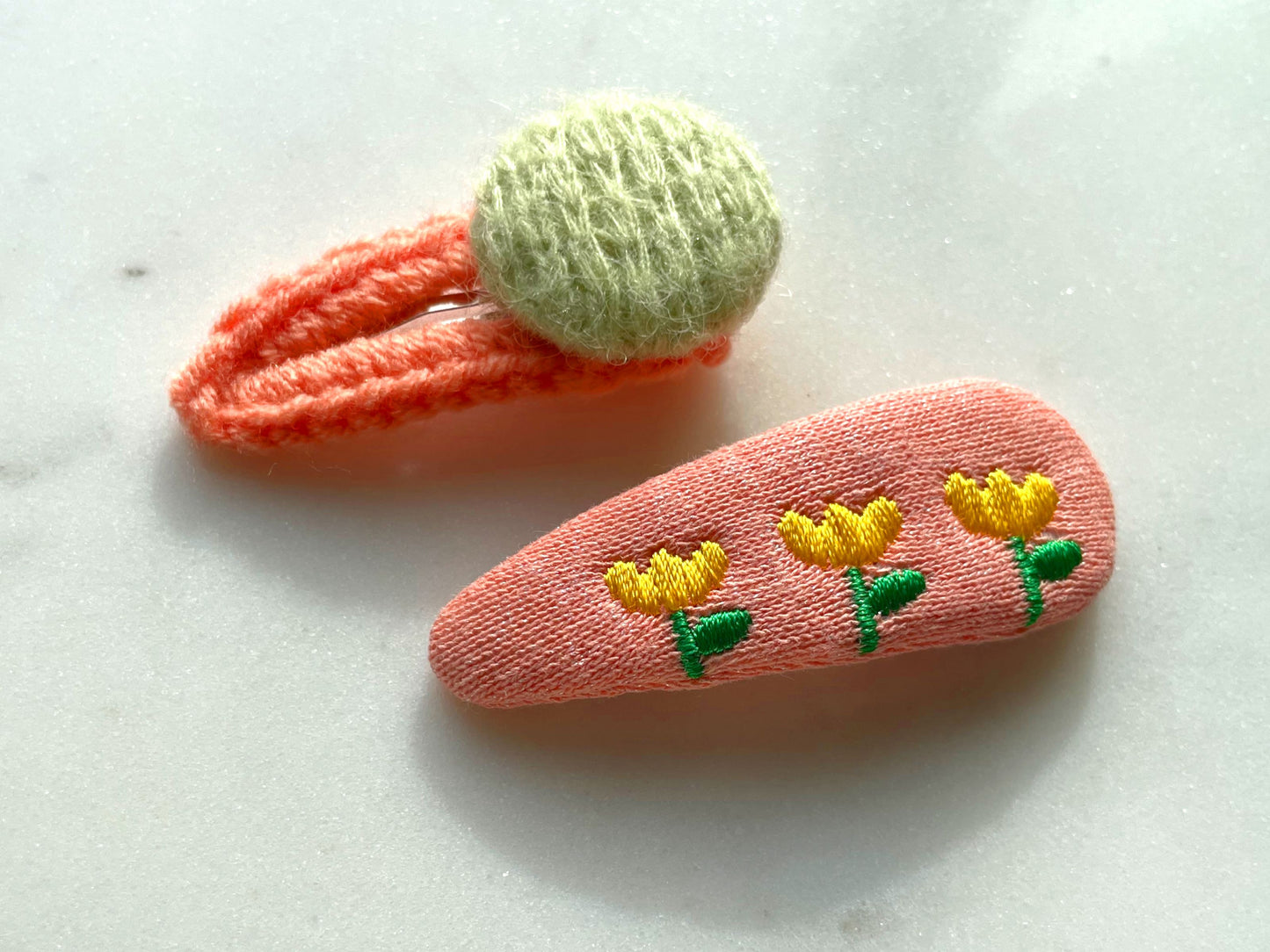 Yarn Craft Hair Clips Set