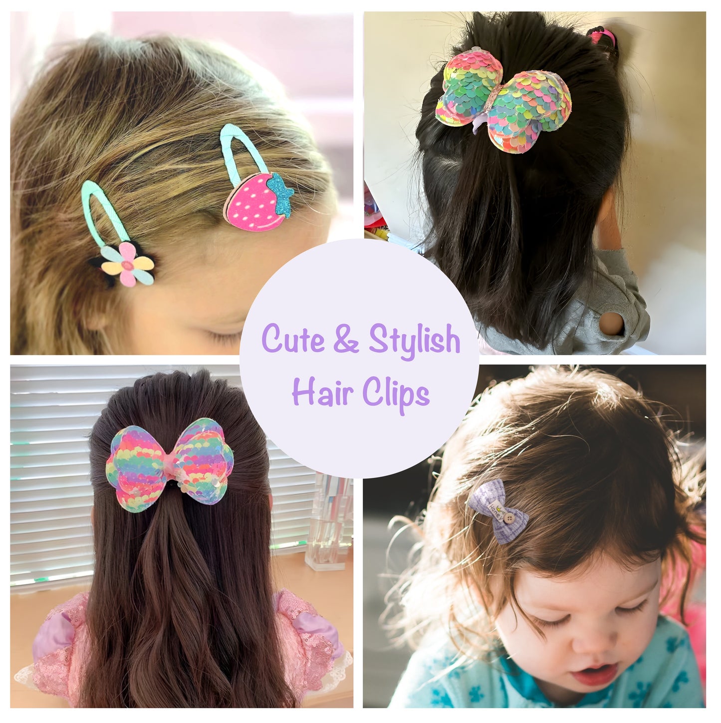 Hair Accessories Gift Set - Purple