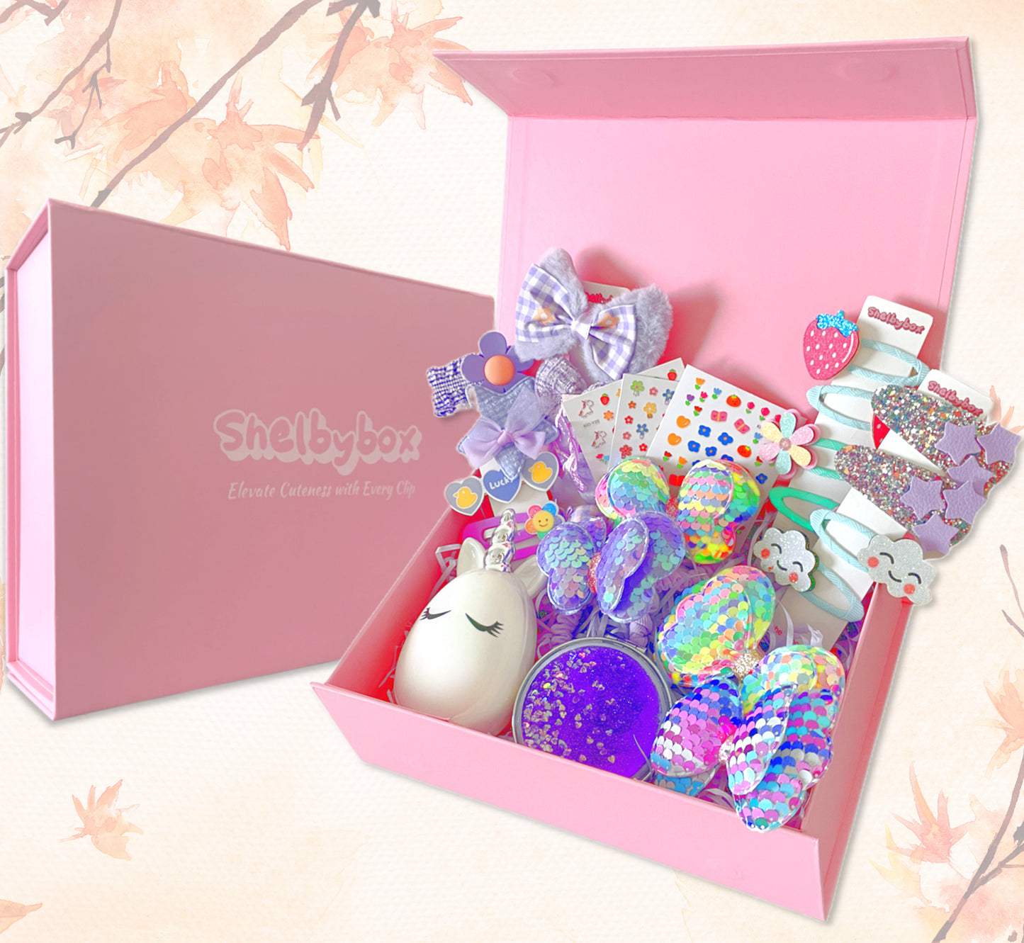 Hair Accessories Gift Set - Purple