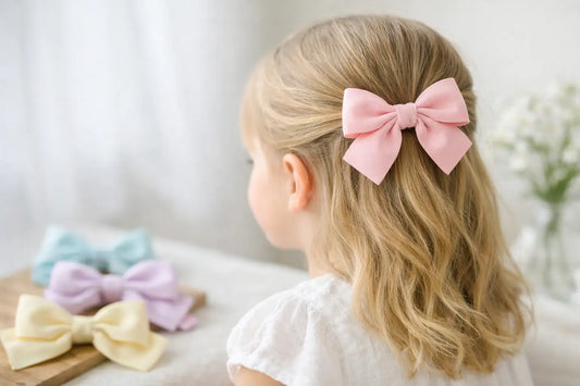Pastel Hair Bows for Girls That Stay Cute