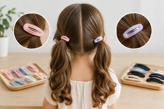 Covered Clip Comparison for Little Hairstyles