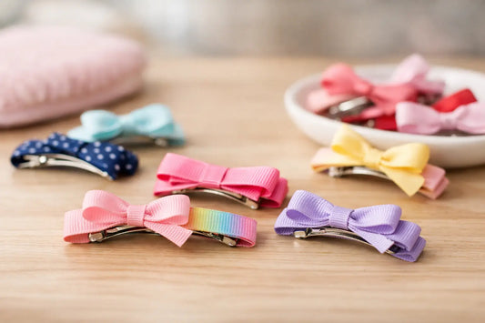 Ribbon Covered Barrettes for Girls Guide