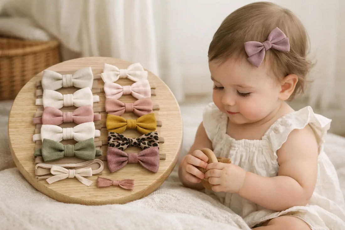 Everyday Baby Bow Sets That Really Get Worn