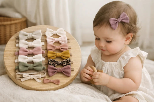 Everyday Baby Bow Sets That Really Get Worn