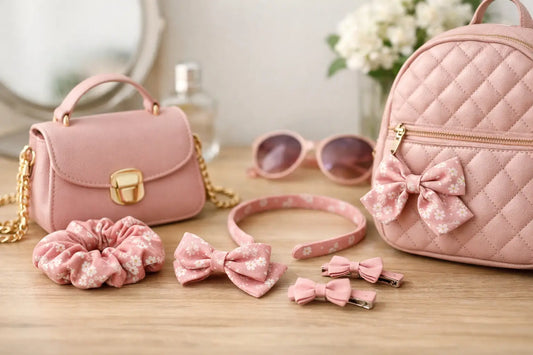 Matching Hair Accessories and Bags for Girls