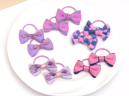 Baby Bow Hair Ties Ponytail Holder