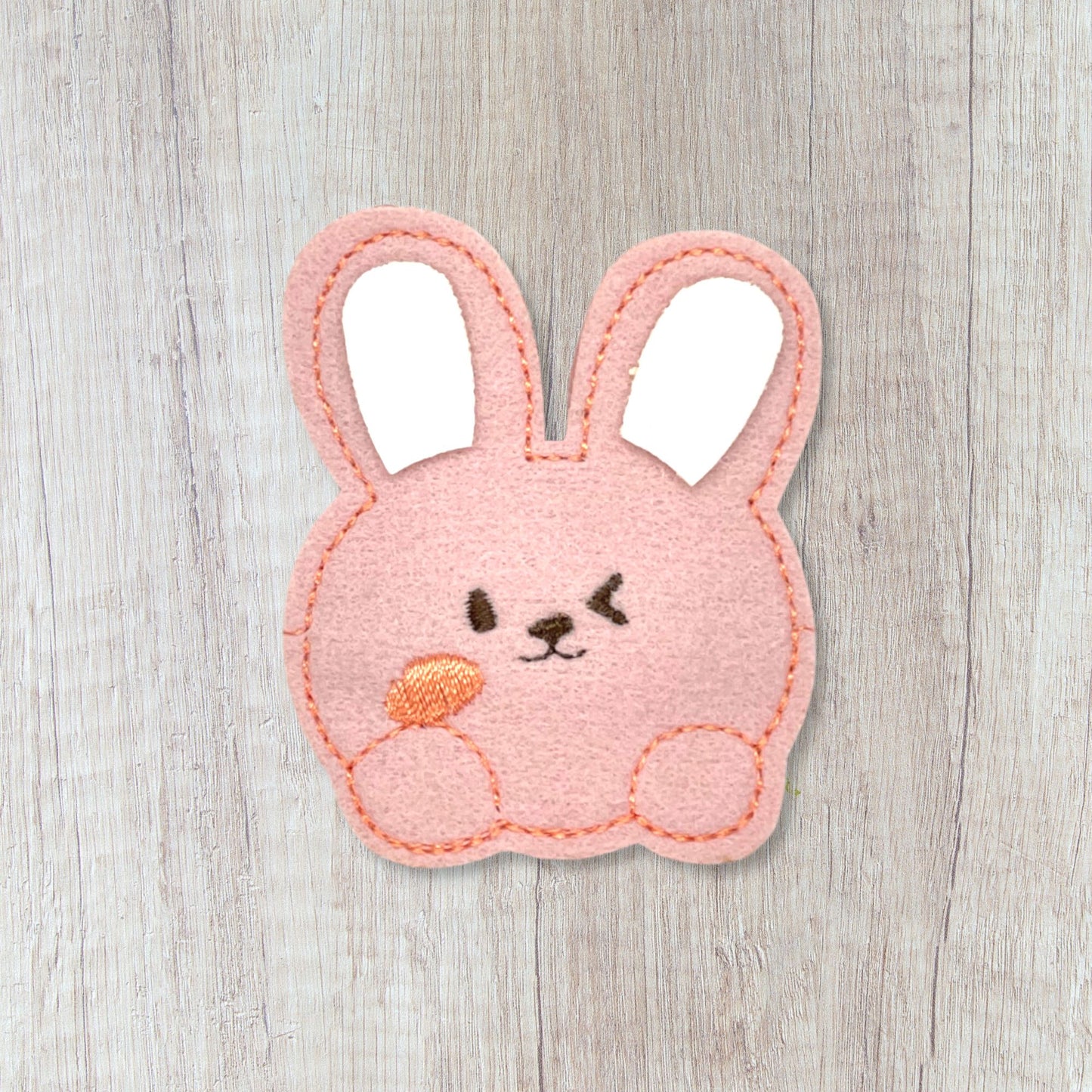 Cute Fabric Lay Flat Hair Snap Clips