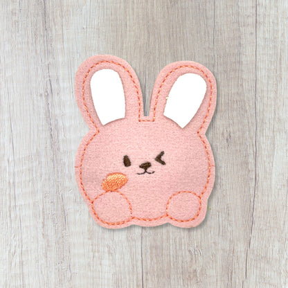 Cute Fabric Lay Flat Hair Snap Clips