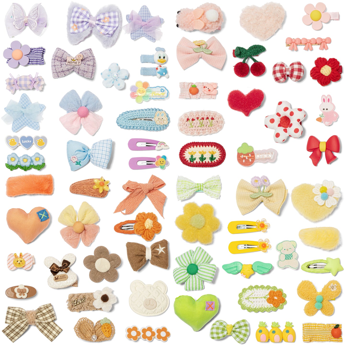 Adorable Hair Clips Set for Little Girls