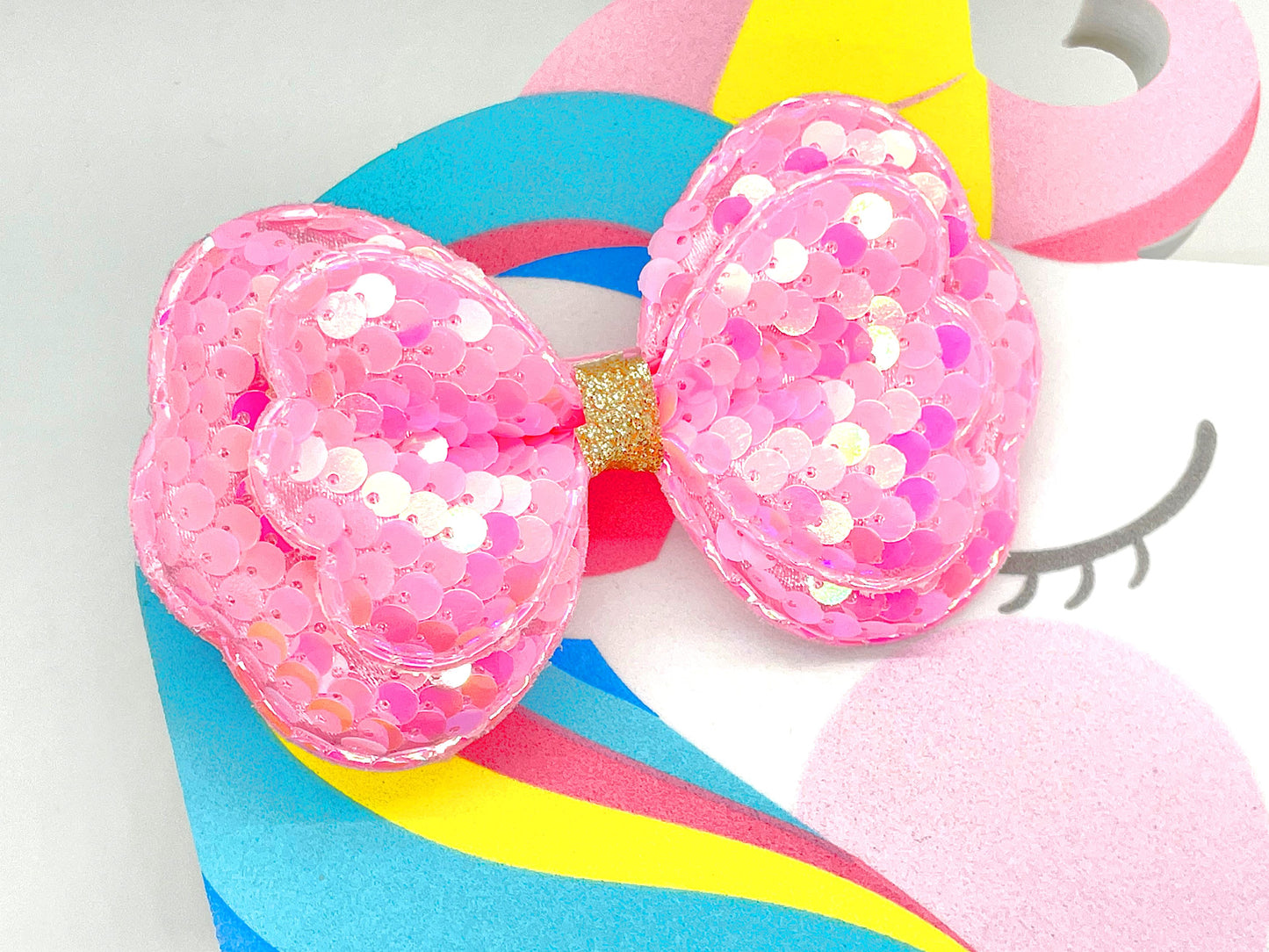Glitter Butterfly Hair Clips