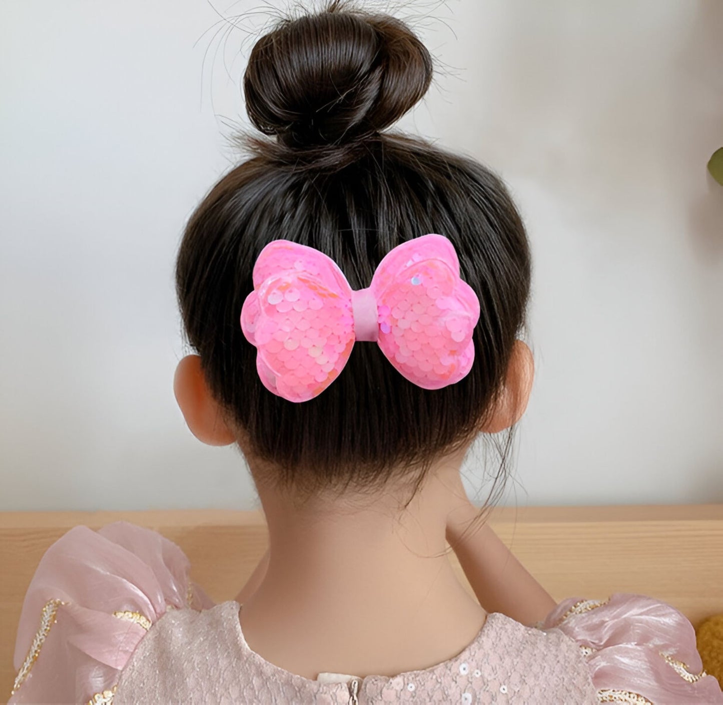 Glitter Butterfly Hair Clips