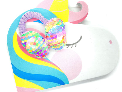 Glitter Butterfly Hair Ties Ponytail Holder