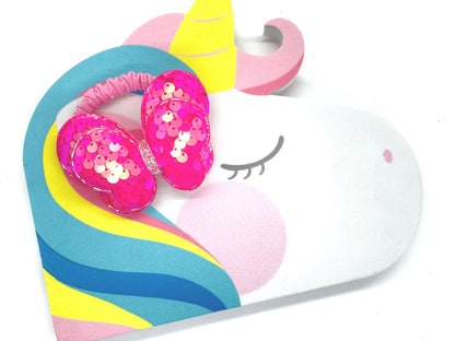 Glitter Butterfly Hair Ties Ponytail Holder
